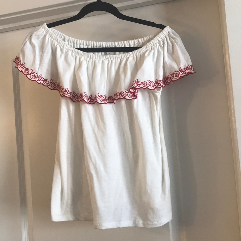 J. Crew off the shoulder